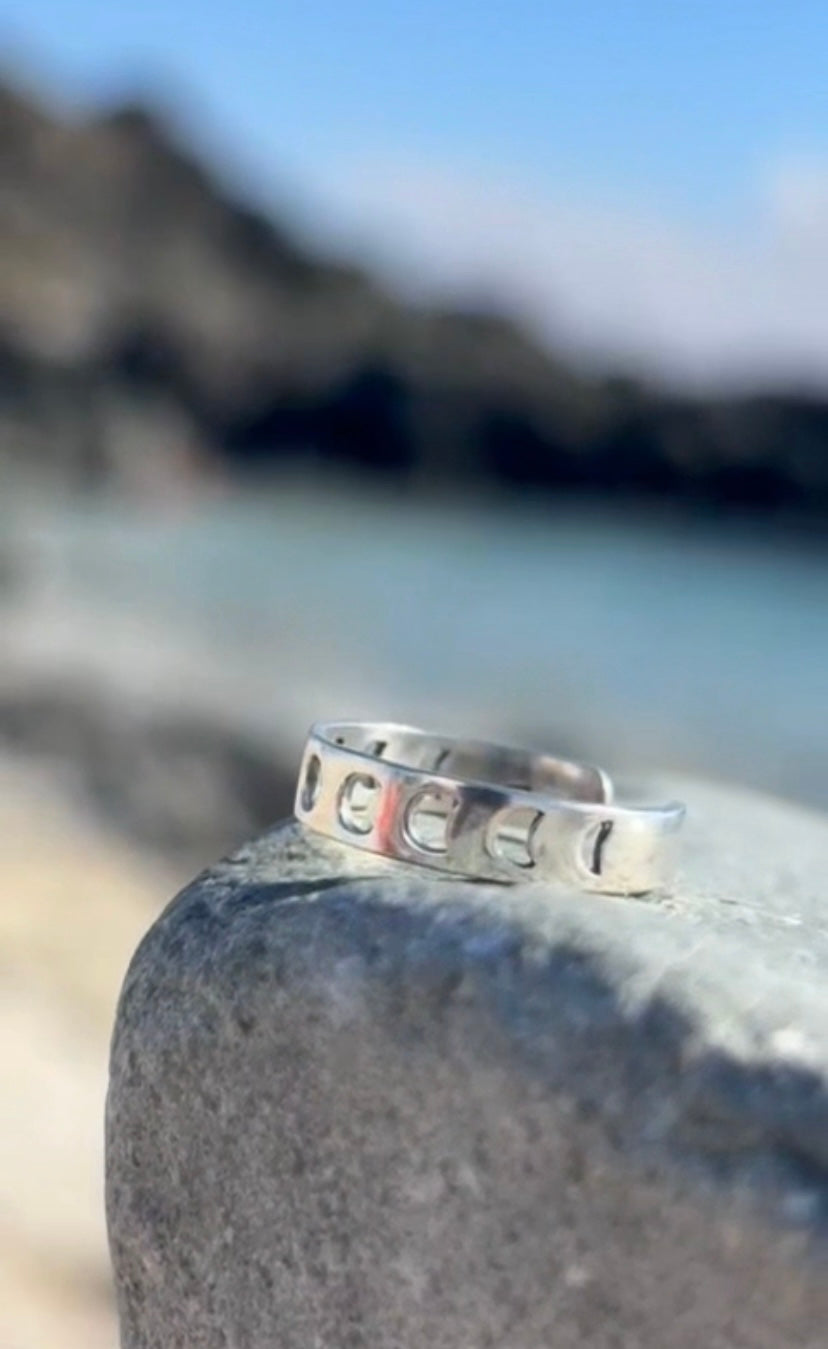 Anillo midi fases de la luna