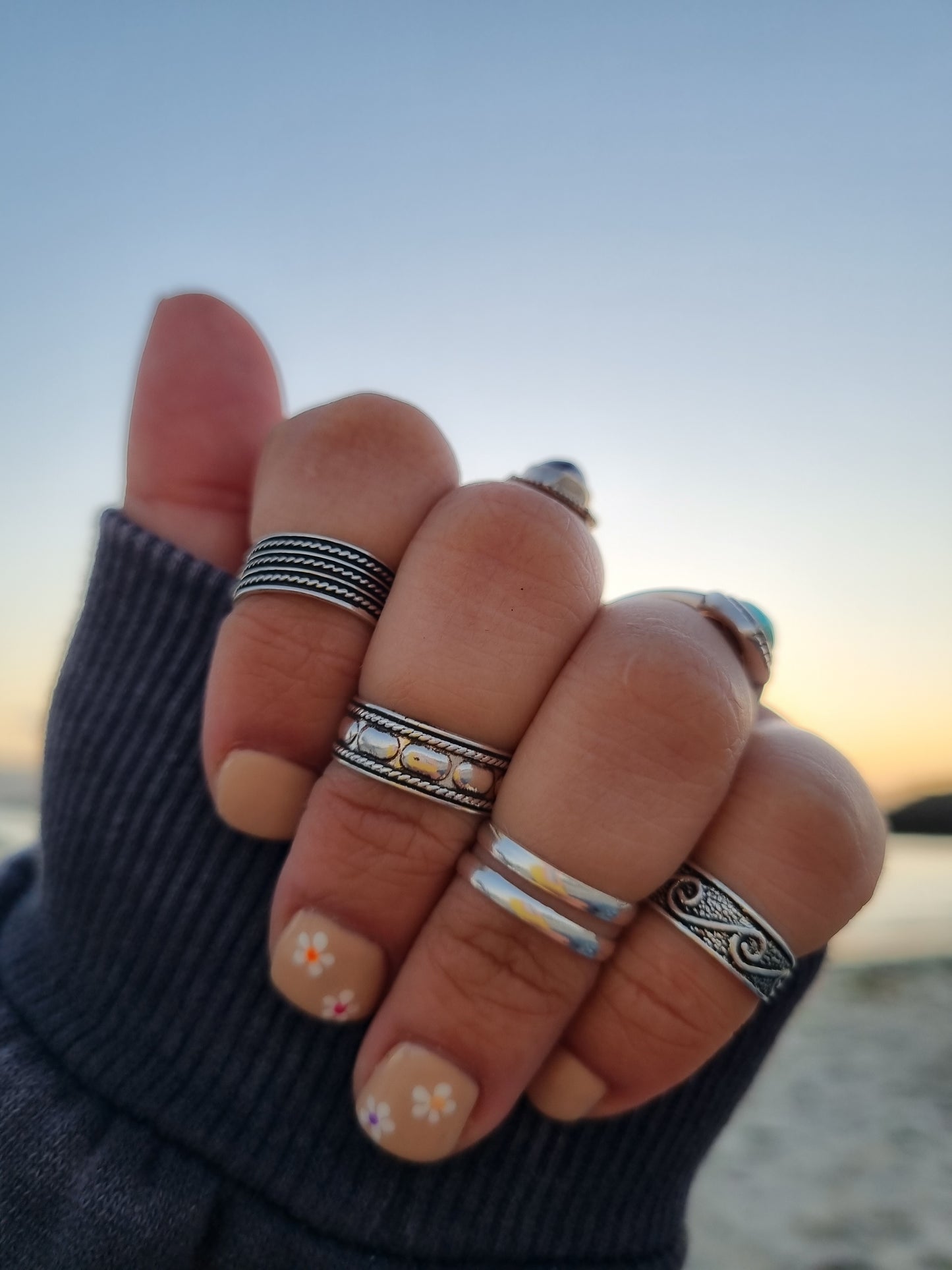 Anillo midi rectangulos