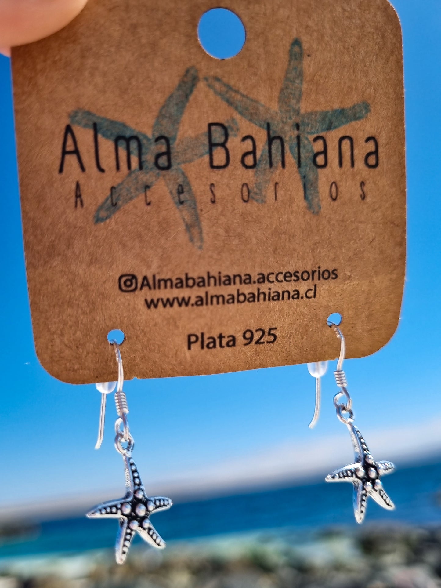 Aros estrellas de mar colgante