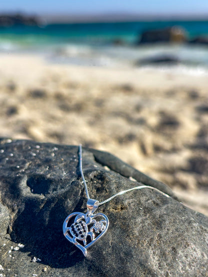 Collar tortuguitas mamá e hijo