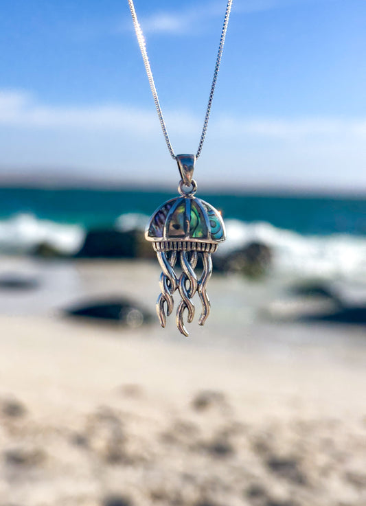 Collar de medusa con Abalón