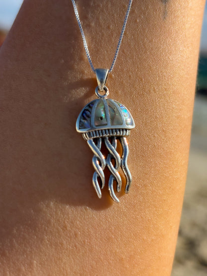 Collar de medusa con Abalón