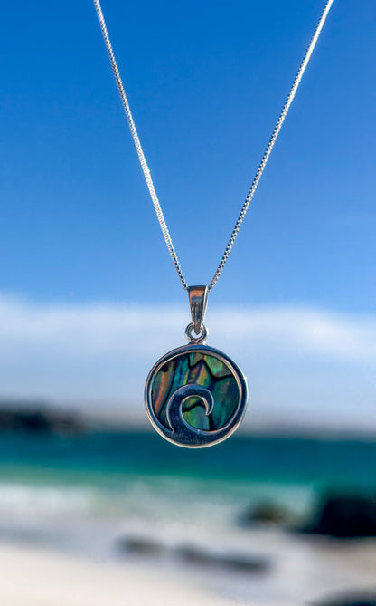 Collar Ola con Abalón