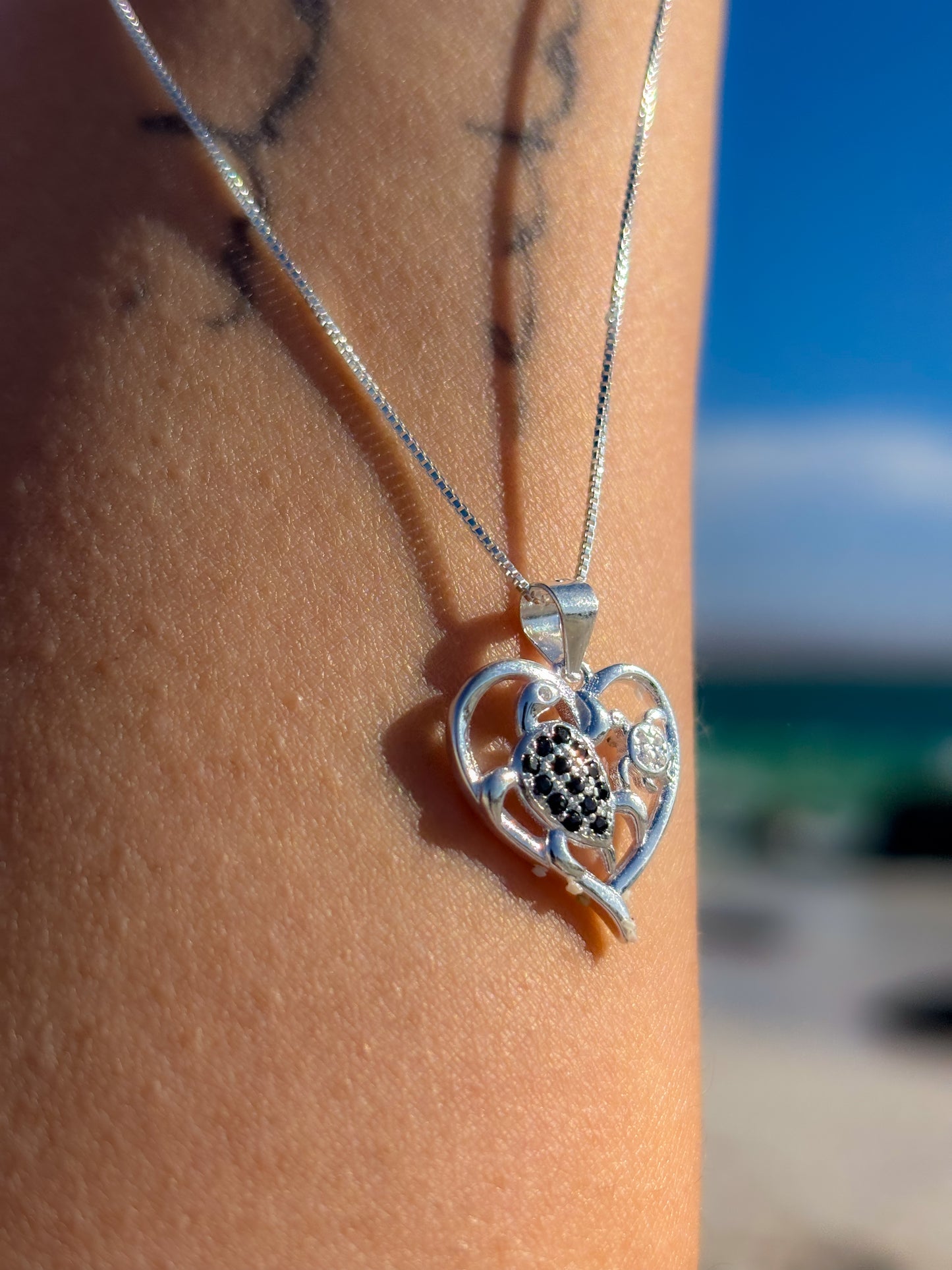 Collar tortuguitas mamá e hijo