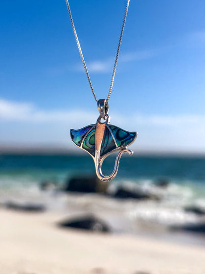 Collar mantaraya Abalón