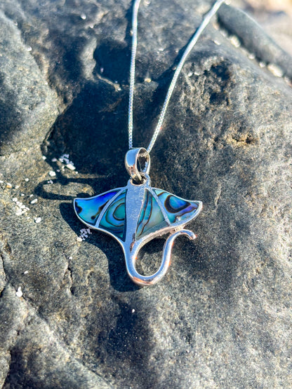 Collar mantaraya Abalón