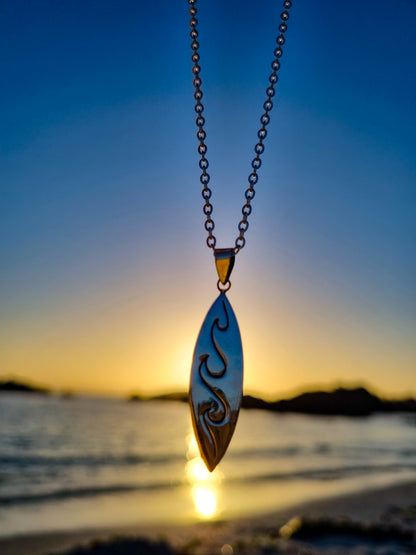 Collar tabla surf