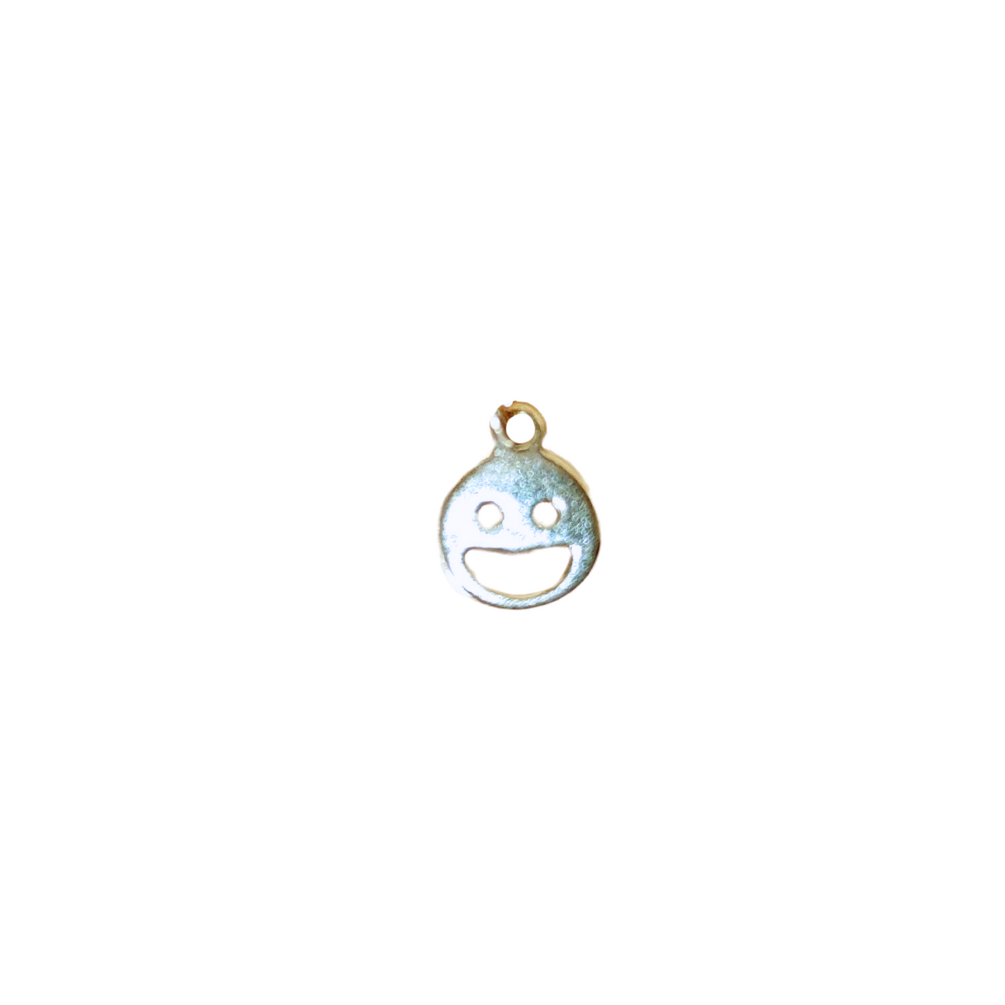 Charm carita feliz pequeña plata