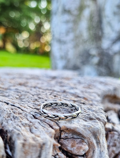 Anillo trenza