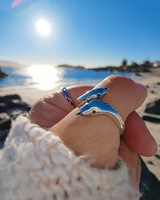 Anillo doble serpiente