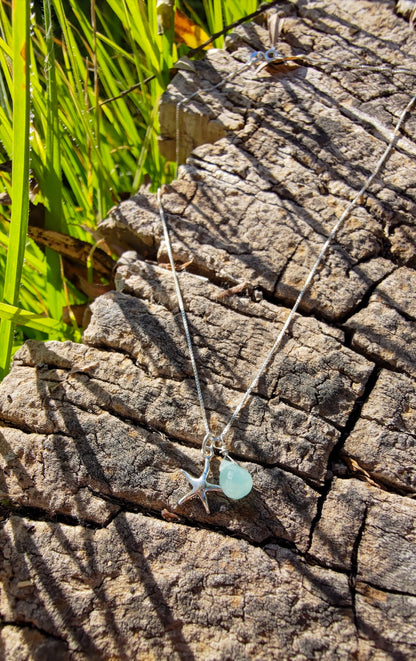 Collar Estrella de Mar Amazonita