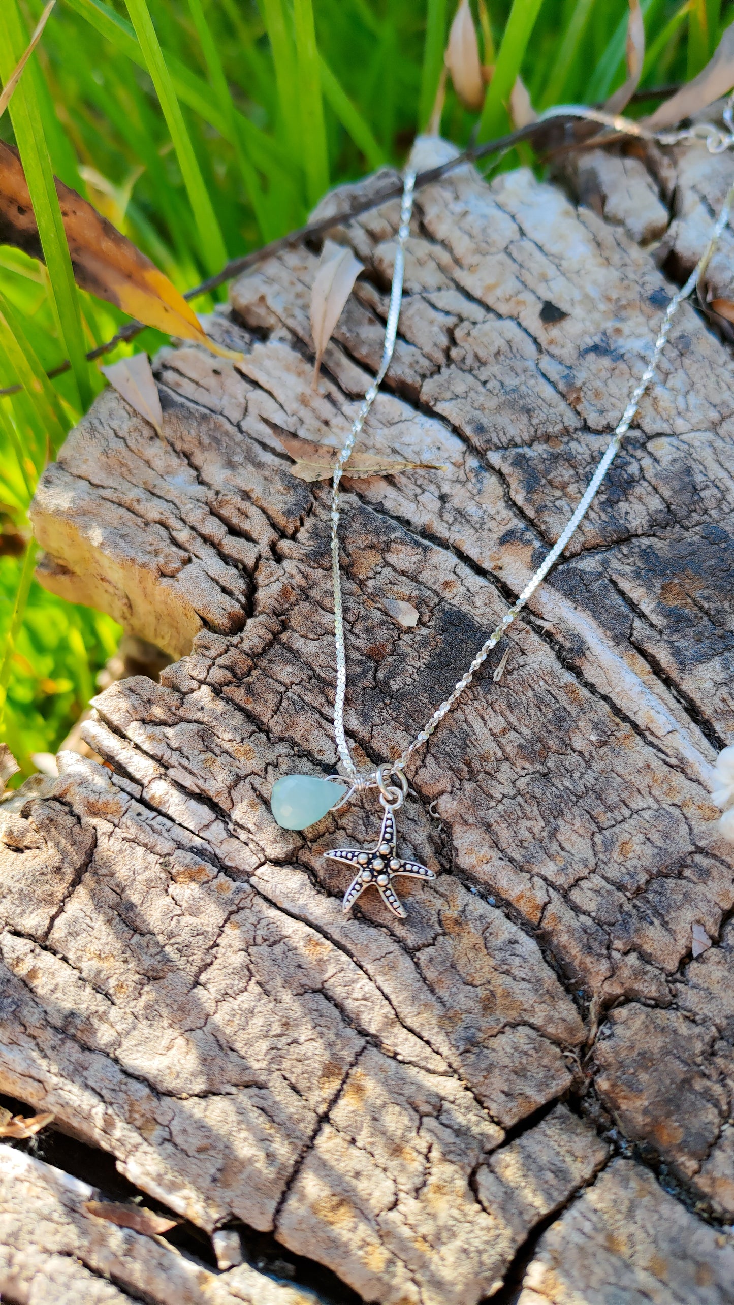 Collar Estrella de Mar Amazonita