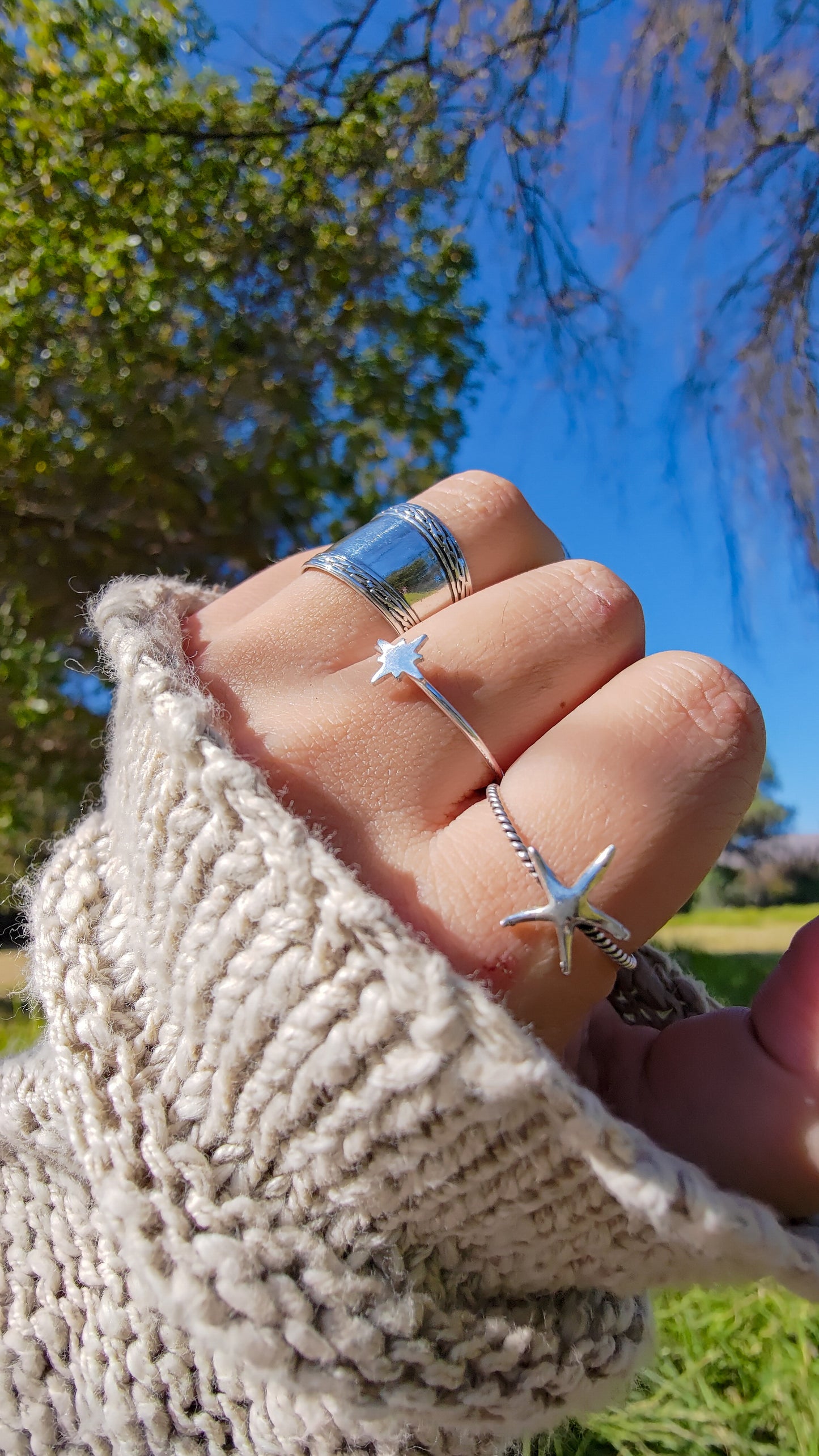 Anillo estrellita de mar